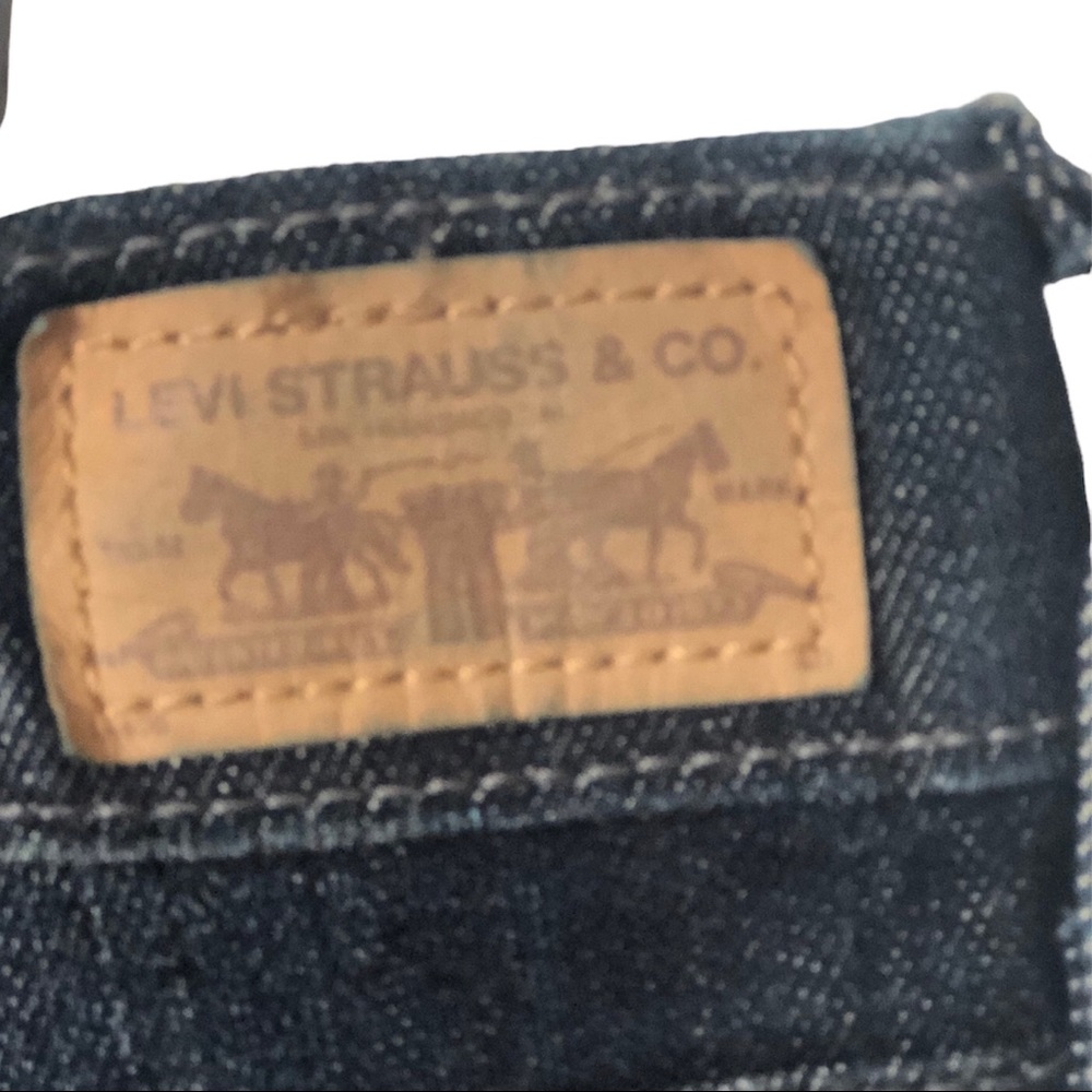 Levis 515 Women Blue Jeans Bootcut Two Pockets Front and Back Zipper Button 14 - Picture 13 of 15